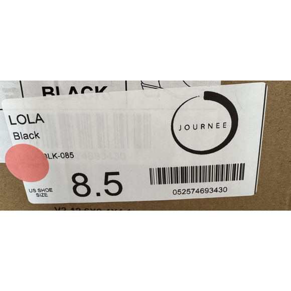 Journee Collection Shoes Womens Size 8.5 Lola Western Booties Low Heel Ankle - Picture 12 of 12